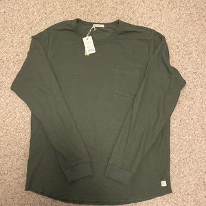 Marine Layer box waffle crew Sz L NWT